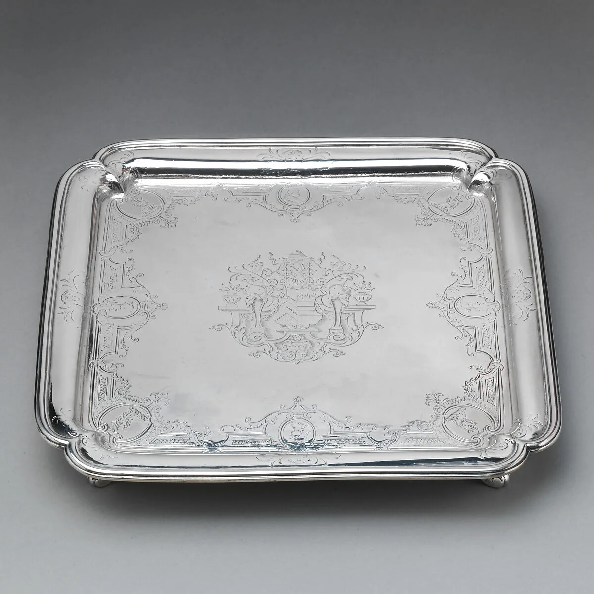 Salver (one of a pair) — Paul de Lamerie