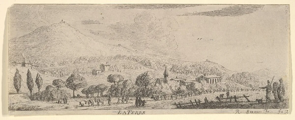 La Terre, from The Elements — Reinier Nooms, called Zeeman