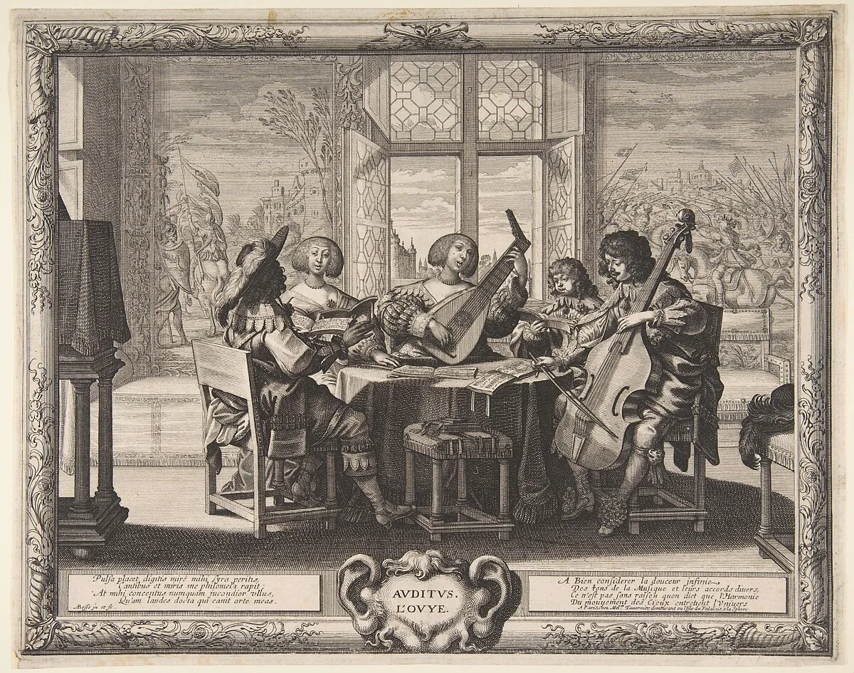 Hearing — Abraham Bosse|Melchior Tavernier