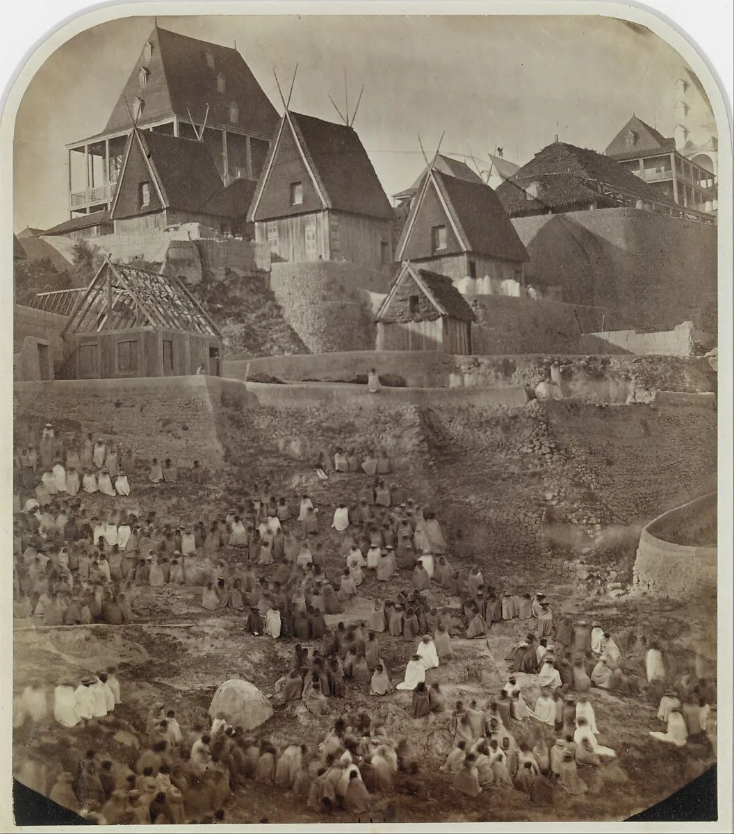 View of Antsahatsiroa, Madagascar — William Ellis