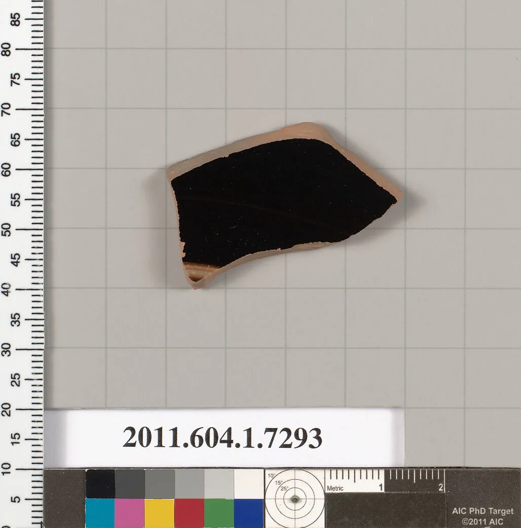 Terracotta fragment of a kylix (drinking cup) — Unknown