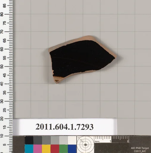 Terracotta fragment of a kylix (drinking cup)