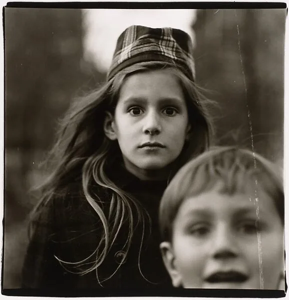 Girl in a watch cap, N.Y.C. — Diane Arbus