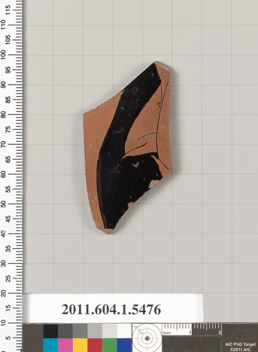 Terracotta fragment of a kylix (drinking cup)