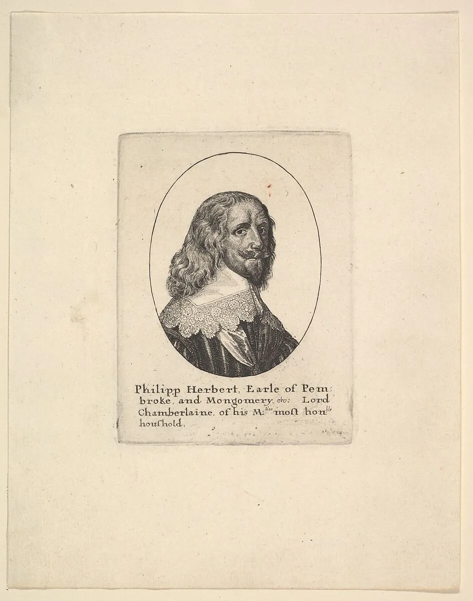 Philipp Herbert, Earl of Pembroke — Wenceslaus Hollar|Philip Herbert, 4th Earl of Pembroke