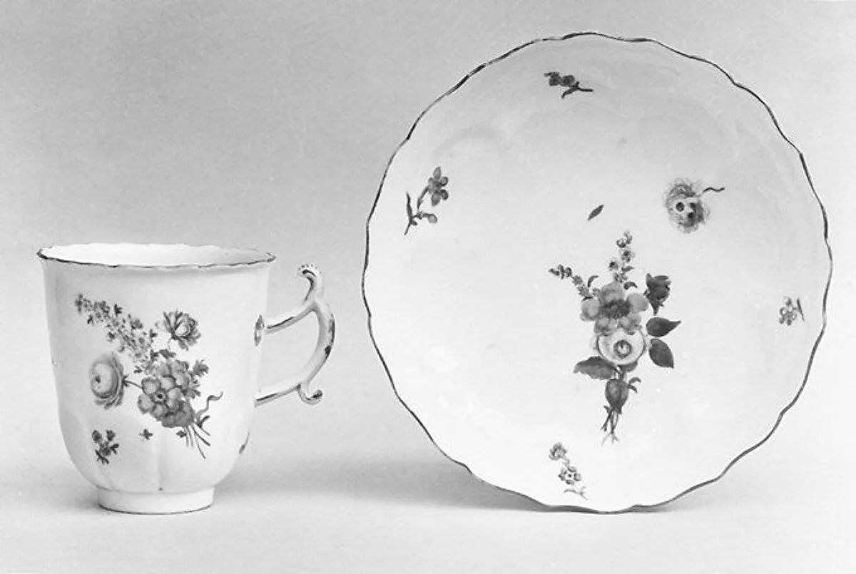 Cup and saucer — Meissen Manufactory