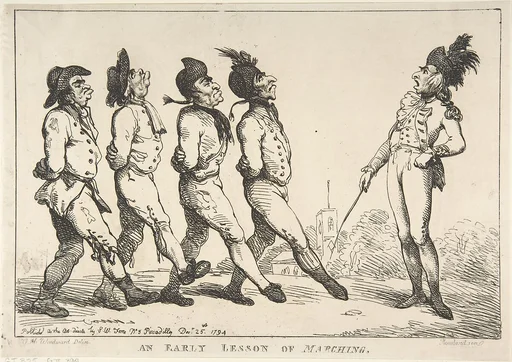 An Early Lesson of Marching