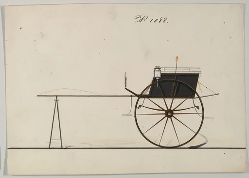 Design for Tandem Cart, no. 1088