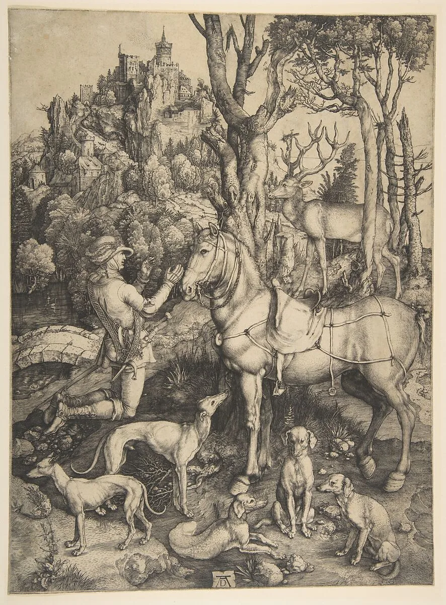 Saint Eustace — Albrecht Dürer