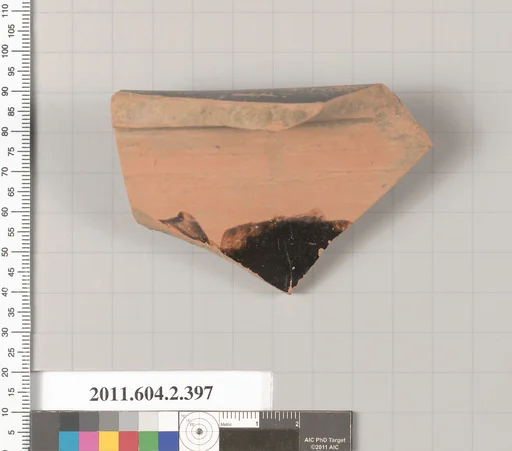 Terracotta fragment of a column-krater (bowl for mixing wine and water)