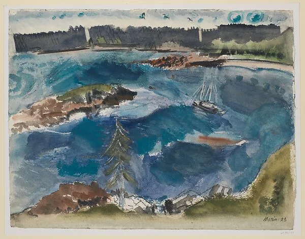 Blue Sea, Small Point, Maine — John Marin