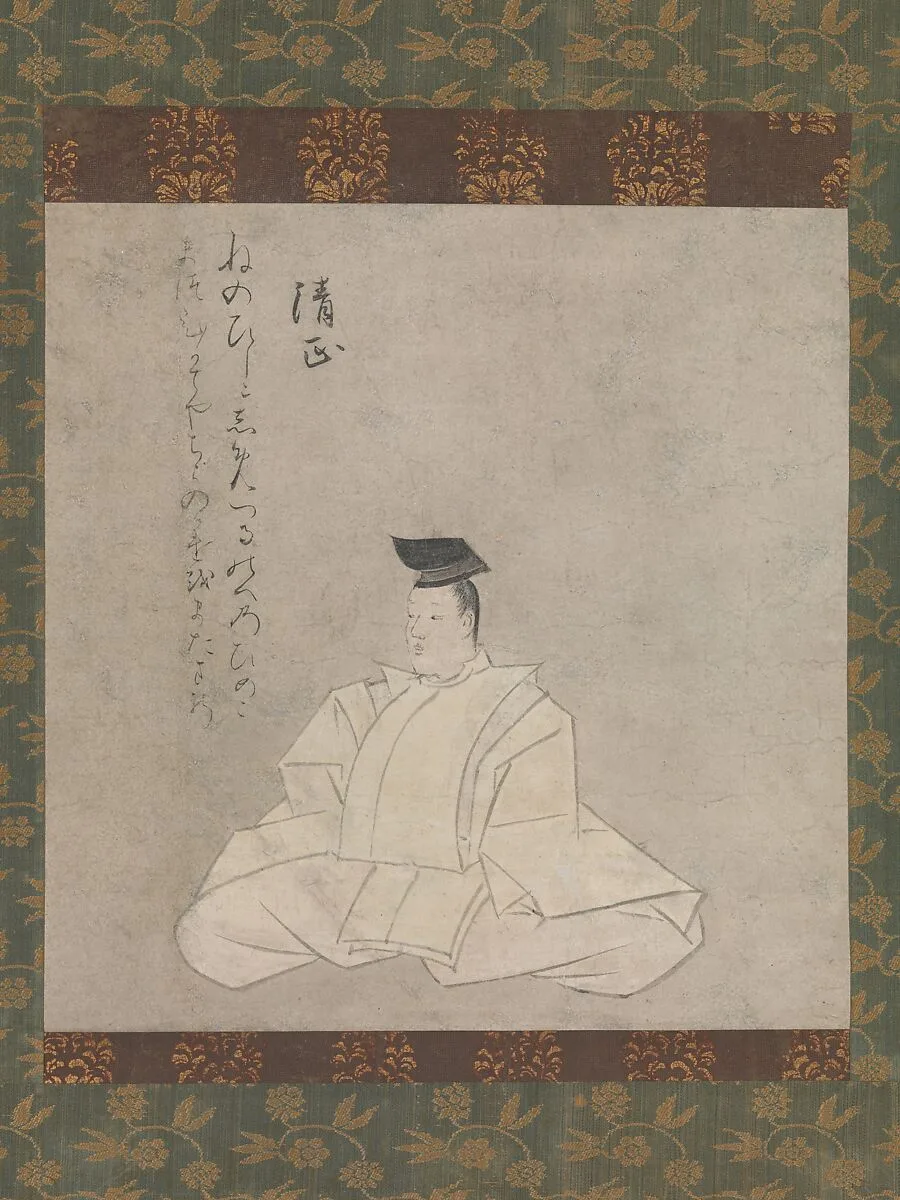 藤原清忠 「業兼本 時代不同歌合絵巻」 断簡|The Poet Fujiwara Kiyotada, from the “Narikane Version” of Thirty-six Poetic Immortals — Unidentified artist