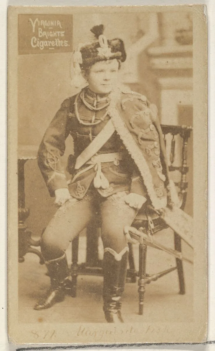 Card 871, from the Actors and Actresses series (N45, Type 2) for Virginia Brights Cigarettes — Allen & Ginter