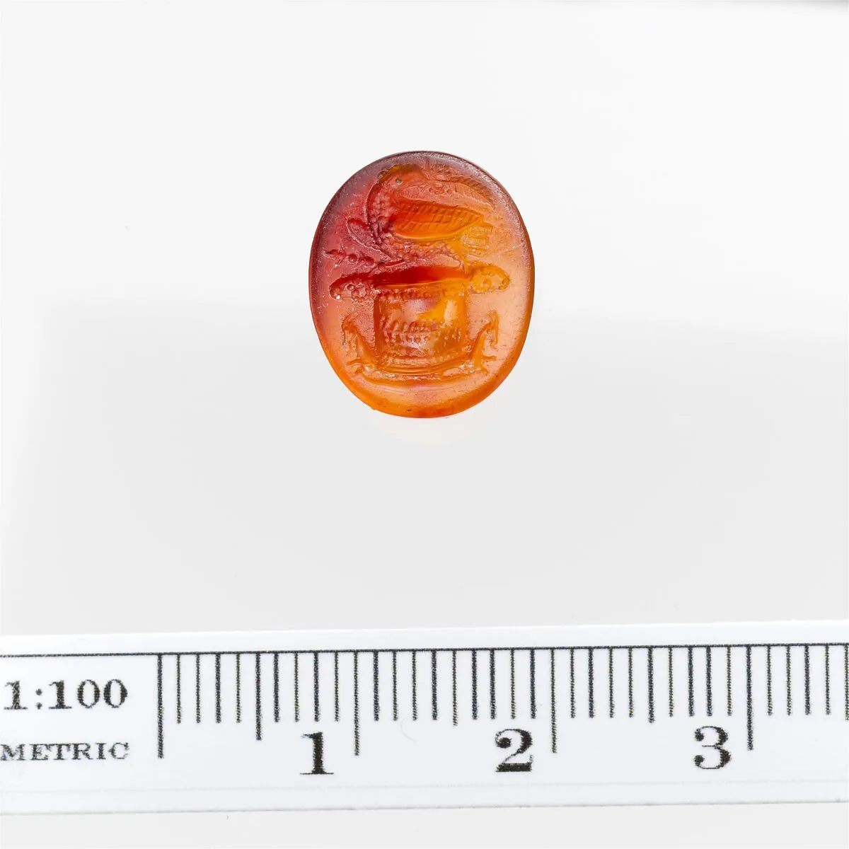Carnelian ring stone — Unknown