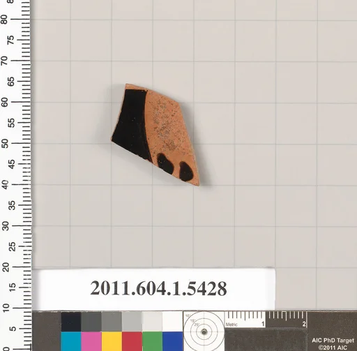 Terracotta fragment of a kylix (drinking cup)