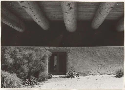 [Looking from Garage to Studio Door, Abiquiu, New Mexico]