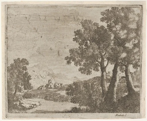 Landscape with a Distant Village
