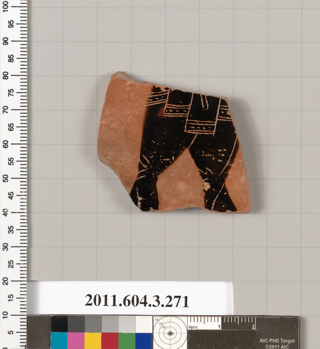 Terracotta fragment of a neck-amphora (jar) — Unknown