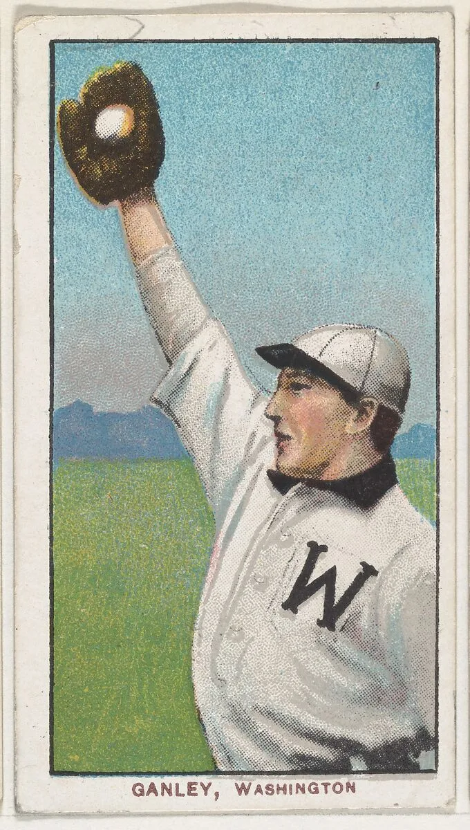 Ganley, Washington, American League, from the White Border series (T206) for the American Tobacco Company — American Tobacco Company