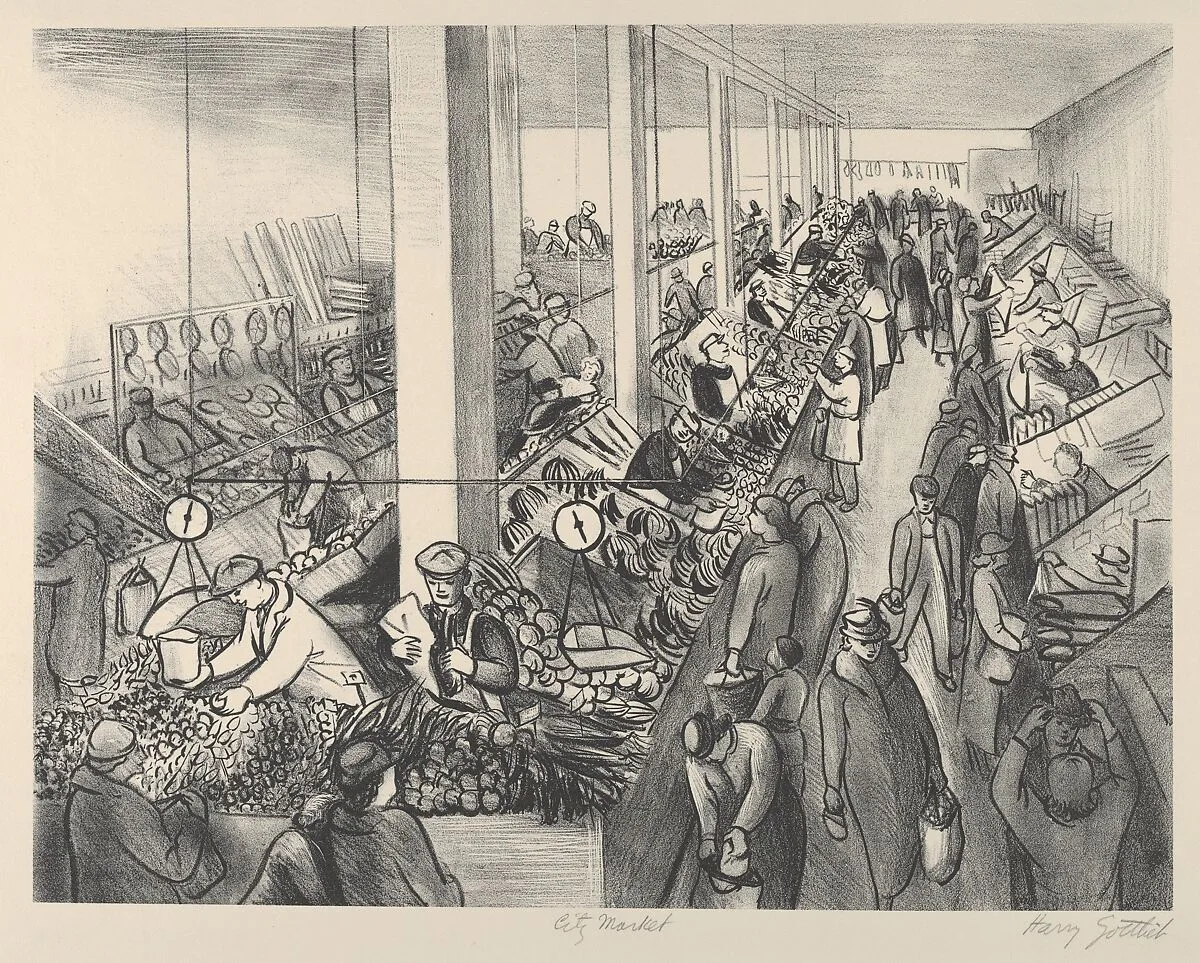 City Market — Harry Gottlieb|WPA