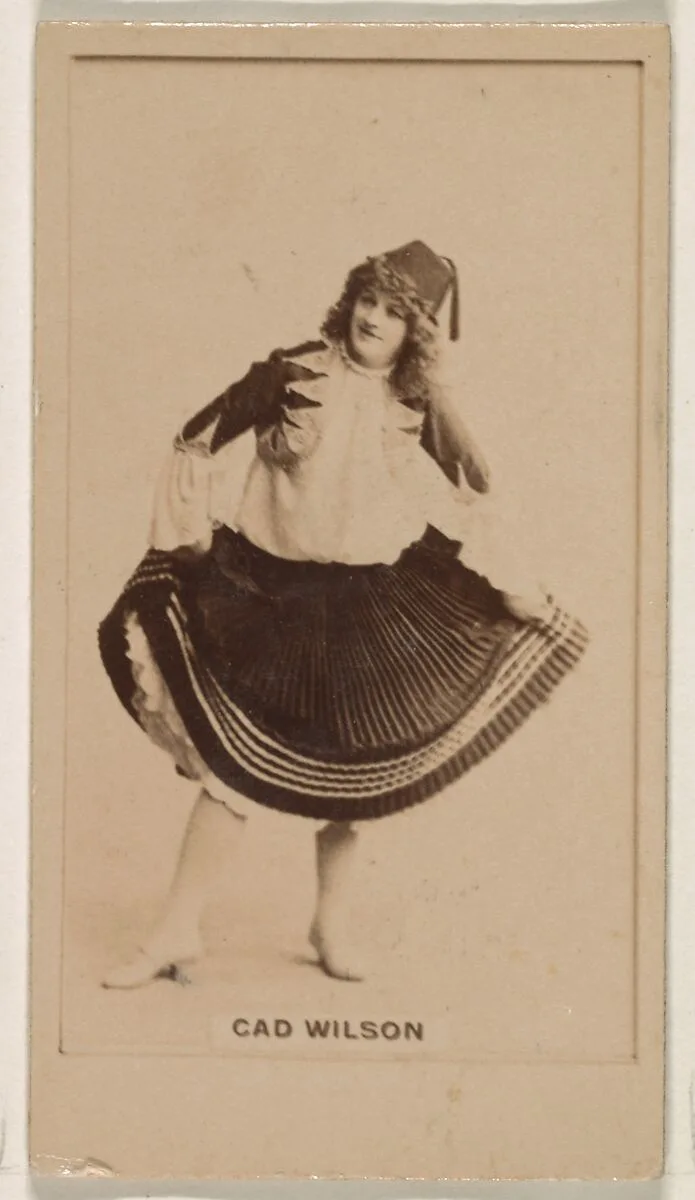 Cad Wilson, from the Actresses series (N245) issued by Kinney Brothers to promote Sweet Caporal Cigarettes — Kinney Brothers Tobacco Company