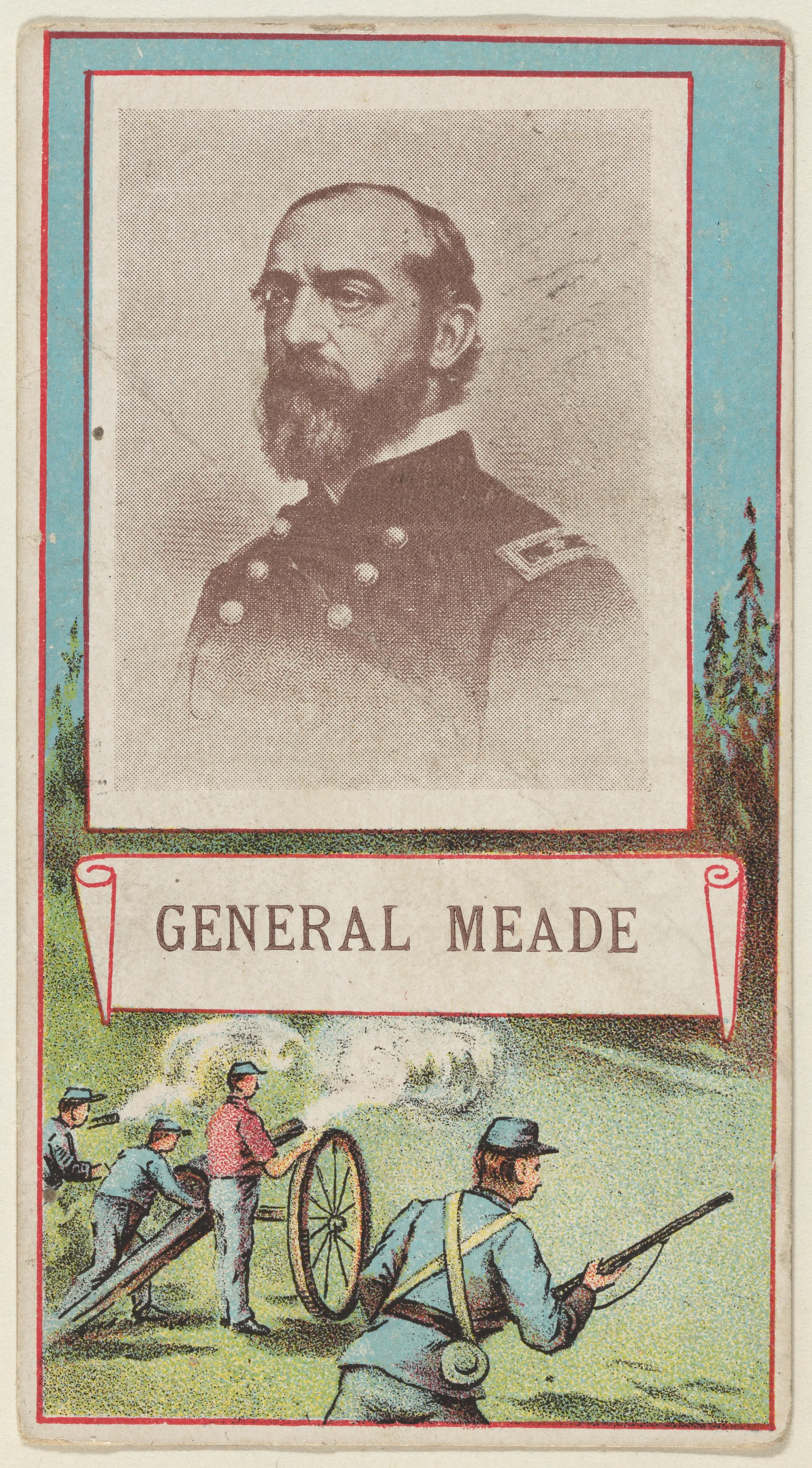 General Meade, from the "Generals" series (T64), issued by D.H. McAlpin & Co. Tobacco Company — D.H. McAlpin & Co. Tobacco Company