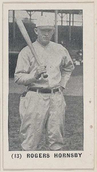 Rogers Hornsby from the Baseball Players photo series (W502) — Unknown