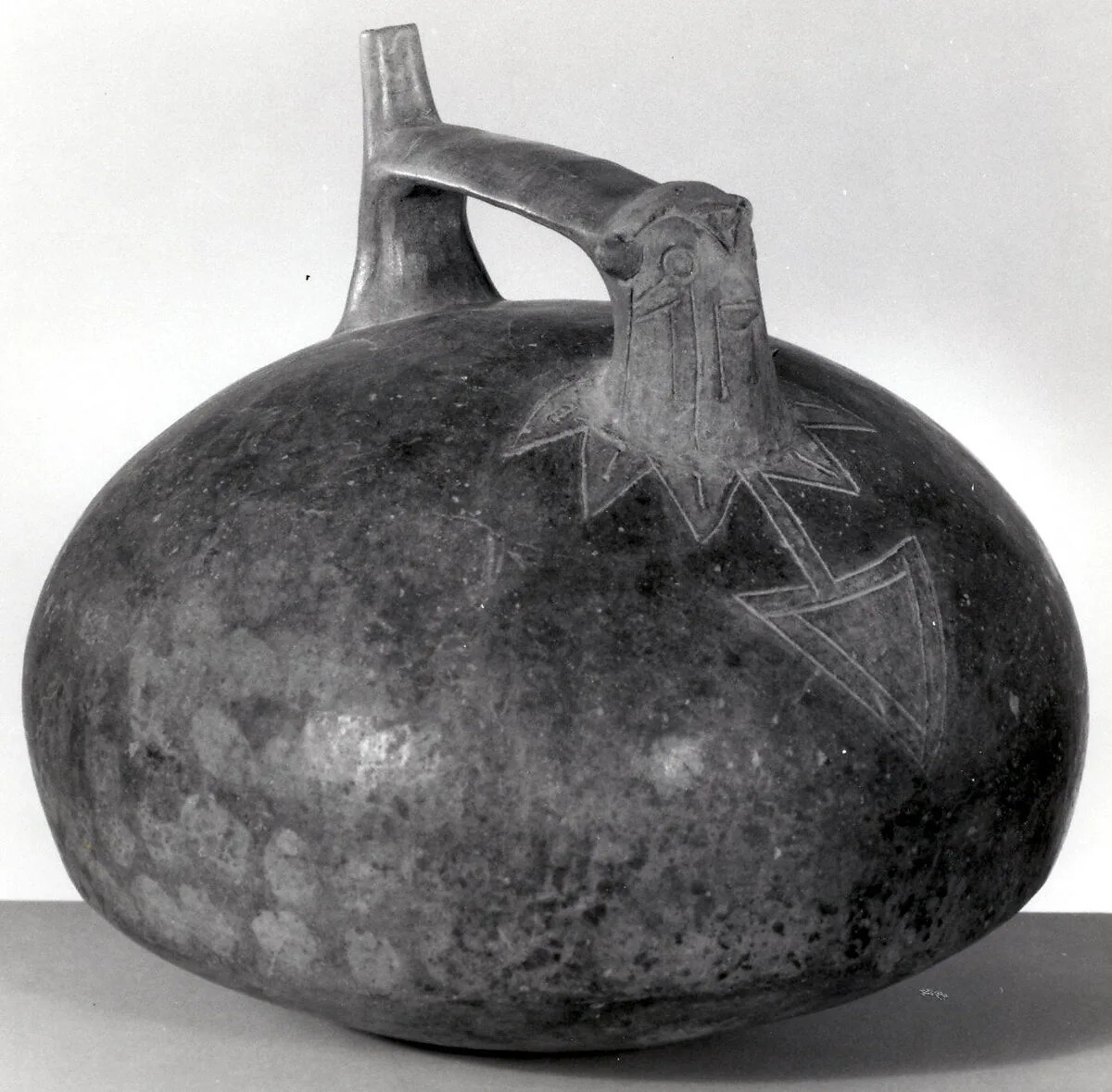 Double Spout and Bridge Bottle with Bird — Unknown