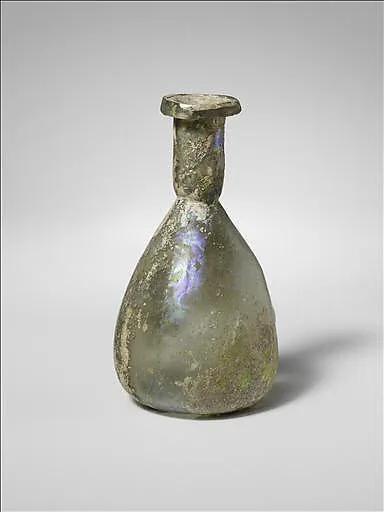 Glass perfume bottle — Unknown