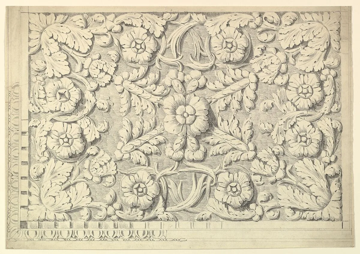 Plaque with Ornamentation — Thomas Hardwick