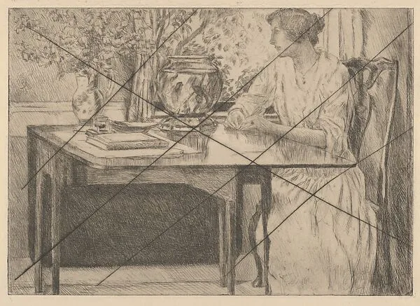 The Colonial Table — Childe Hassam