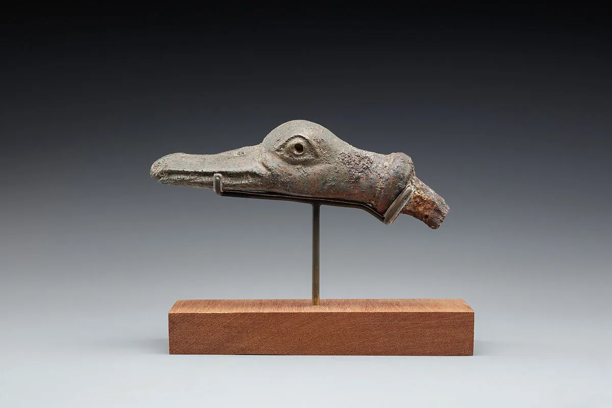 Duck's head with tenon attachment — Unknown