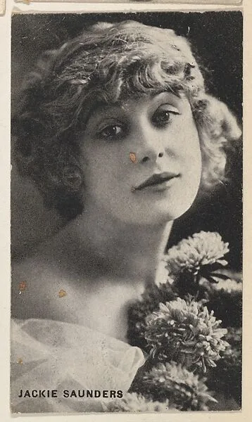 Jackie Saunders, from the Black and White Movie Stars series (D1), issued by the E. H. Koester Baking Company — E. H. Koester Baking Company, Baltimore
