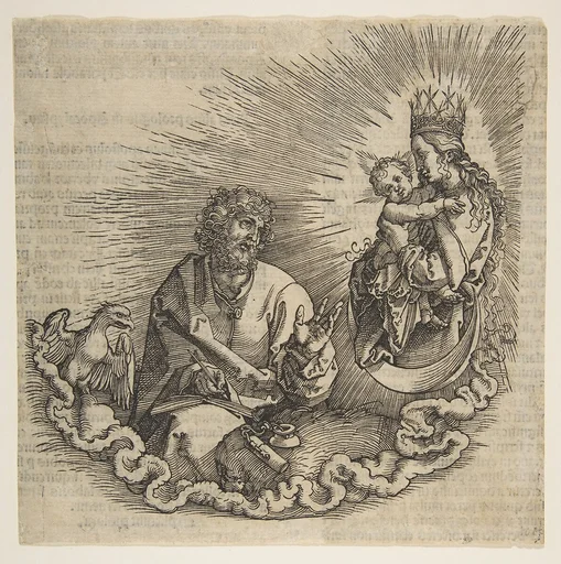 The Virgin Appearing to Saint John, frontispiece to "The Apocalypse"