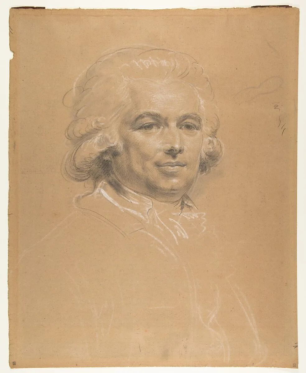 Head of a Man — Claude Jean-Baptiste Hoin