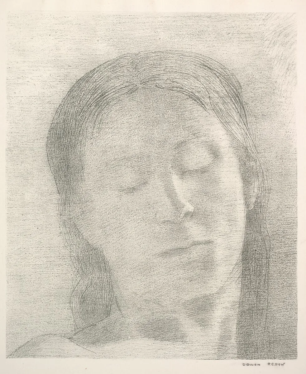 Eyes Closed — Odilon Redon