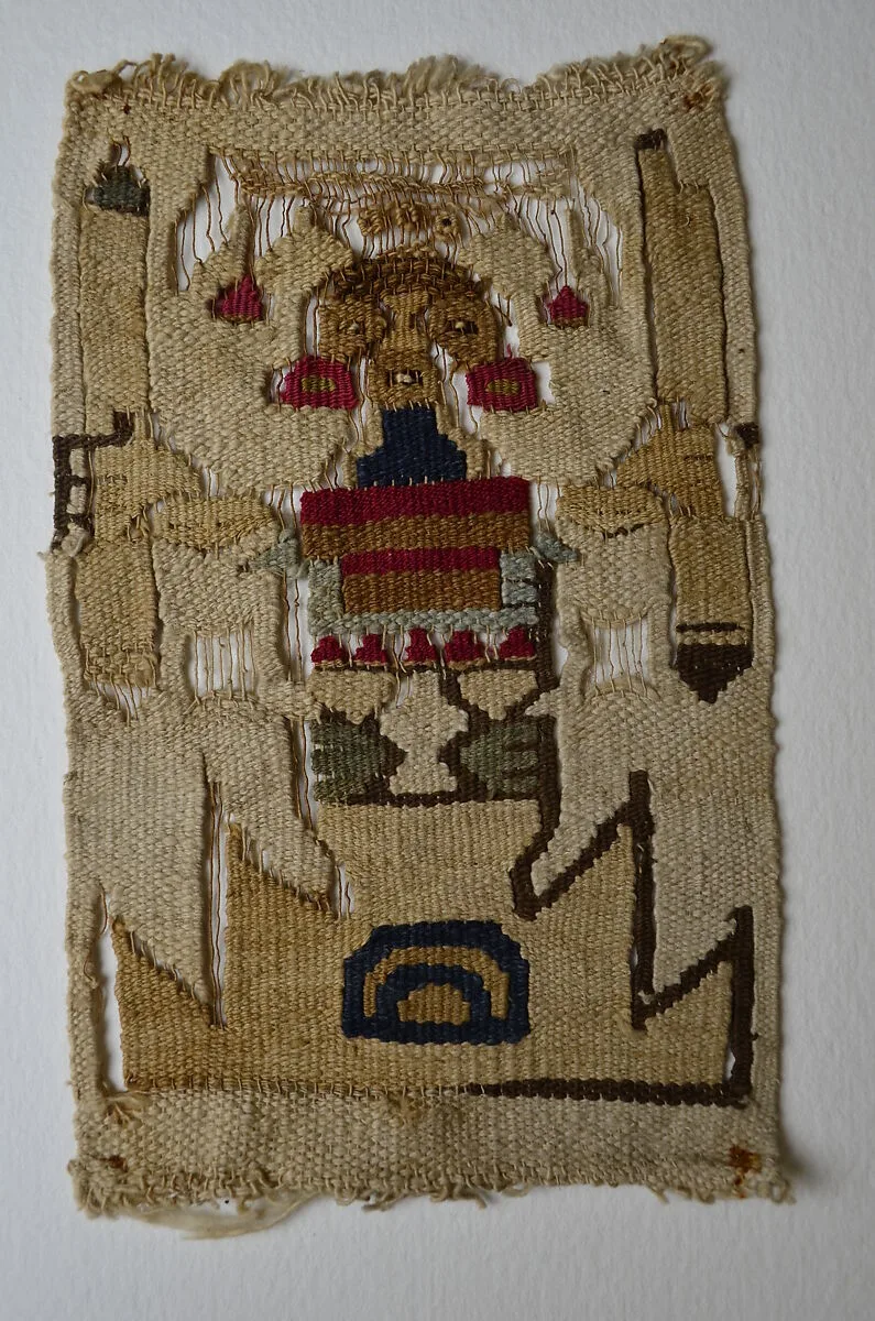 Textile Fragment, Figure — Unknown