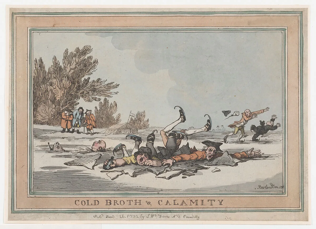 Cold Broth & Calamity — Henry Wigstead|Thomas Rowlandson