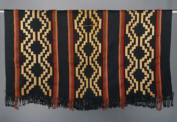 Man's Poncho (manta) — Unknown