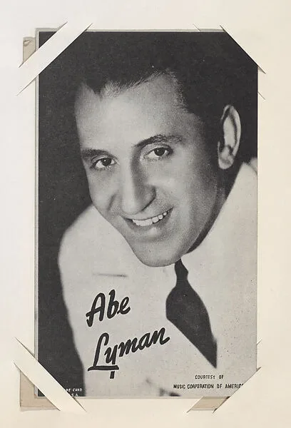 Abe Lyman from Mutoscope Music Corporation of America series (W409) — International Mutoscope Reel Company