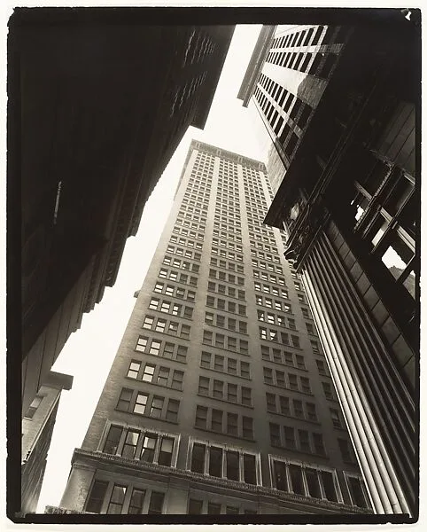 Canyon, Broadway and Exchange Place — Berenice Abbott