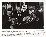 Picasso, l'antiquaire et Paco Munoz (les trois musiciens), Arles — Lucien Clergue