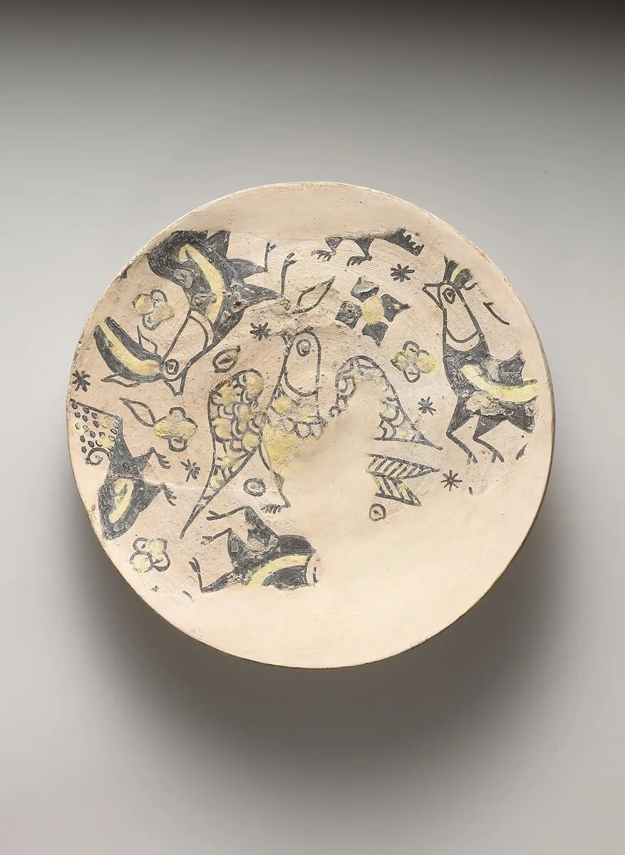 Base of a Footed Buff Ware Vessel — Unknown