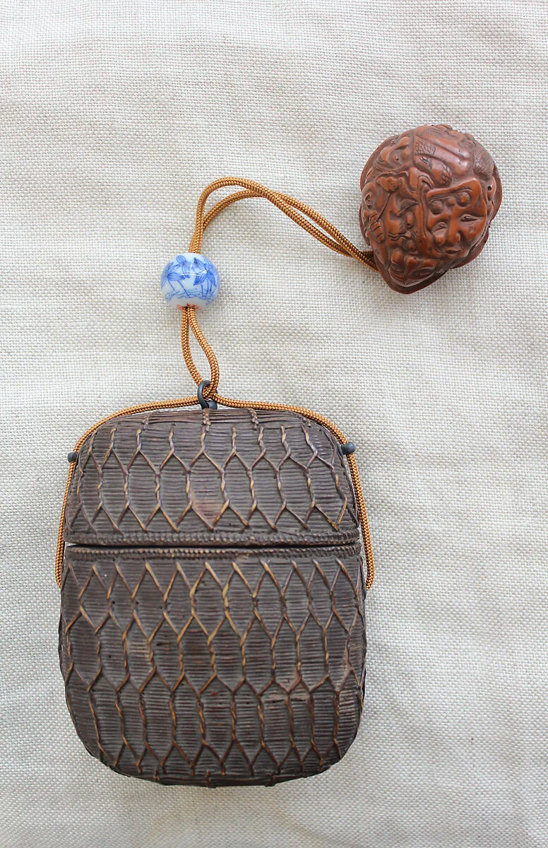 竹細工印籠|Basketry Inrō — Unknown
