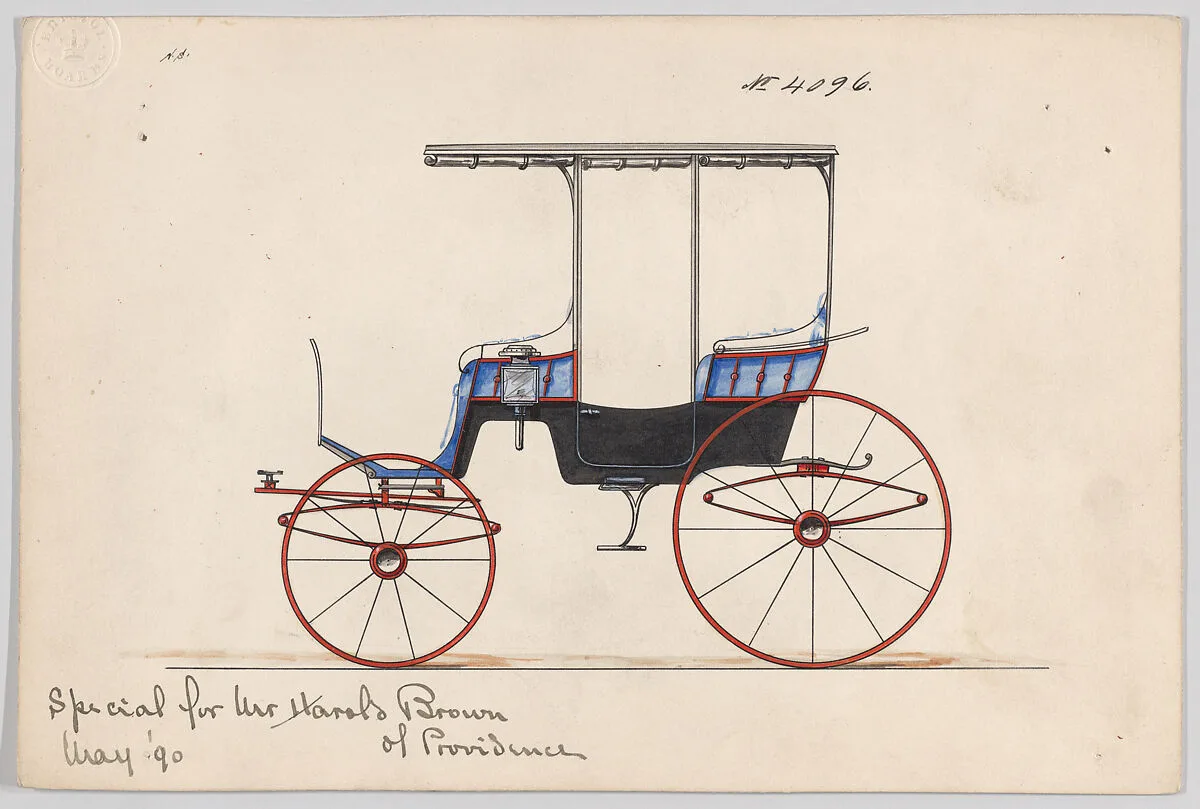 Design for Station Wagon, no. 4096 — Brewster & Co.|Herman Stahmer