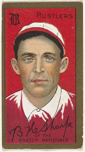 Bayard H. Sharpe, Boston Rustlers, National League, from the "Baseball Series" (Gold Borders) set (T205) issued by the American Tobacco Company — American Tobacco Company