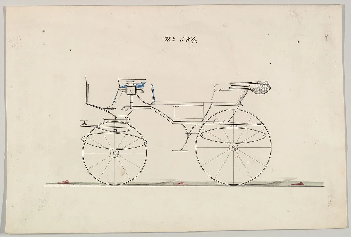 Design for Vis-à-vis, no. 584 — Brewster & Co.