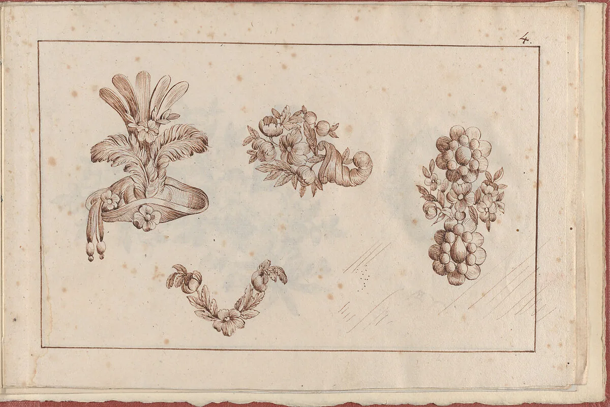 Joaillerie: Album of Jewelry Designs, Page 4 — L. van der Cruycen|Anonymous, French
