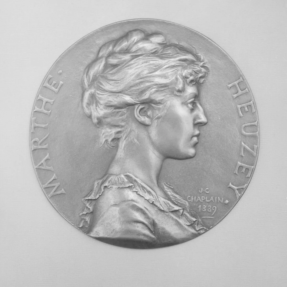 Portrait of Mlle. Heuzey — Jules-Clément Chaplain