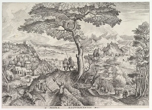 Soldiers at Rest (Milites requiescentes) from The Large Landscapes